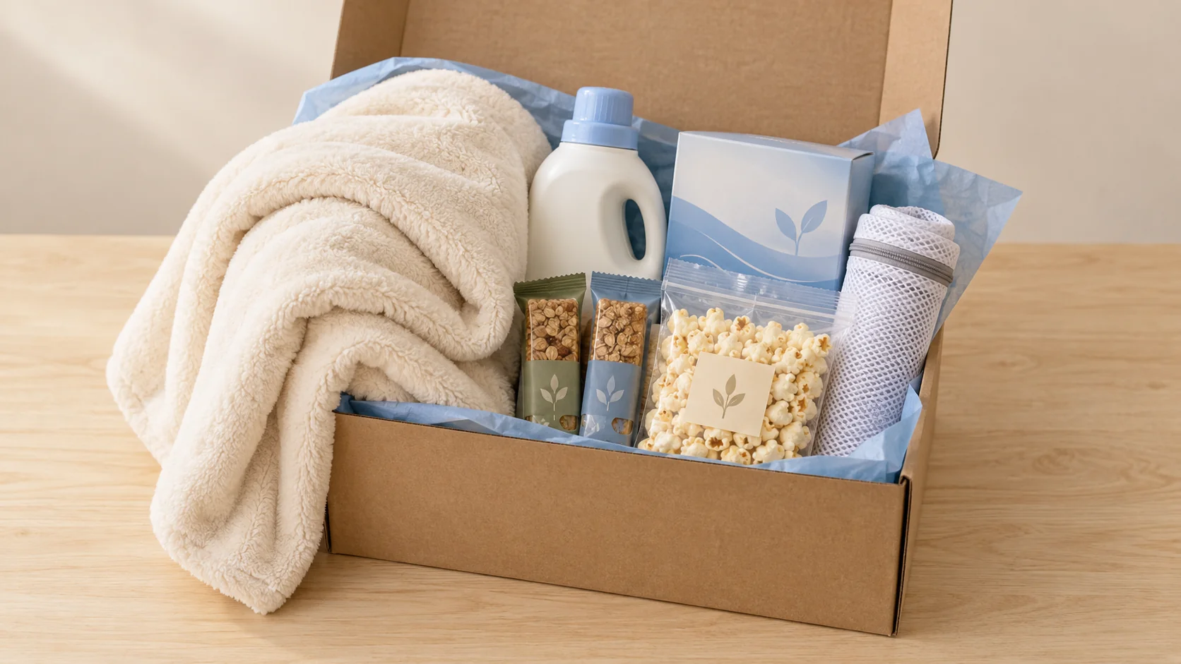 The Dorm Essentials care package
